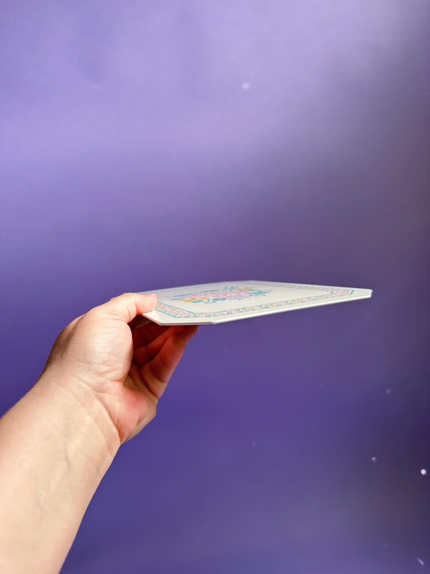 Vintage 80s Floral Metal Tray & Matching Heat Pads / Hot Mats