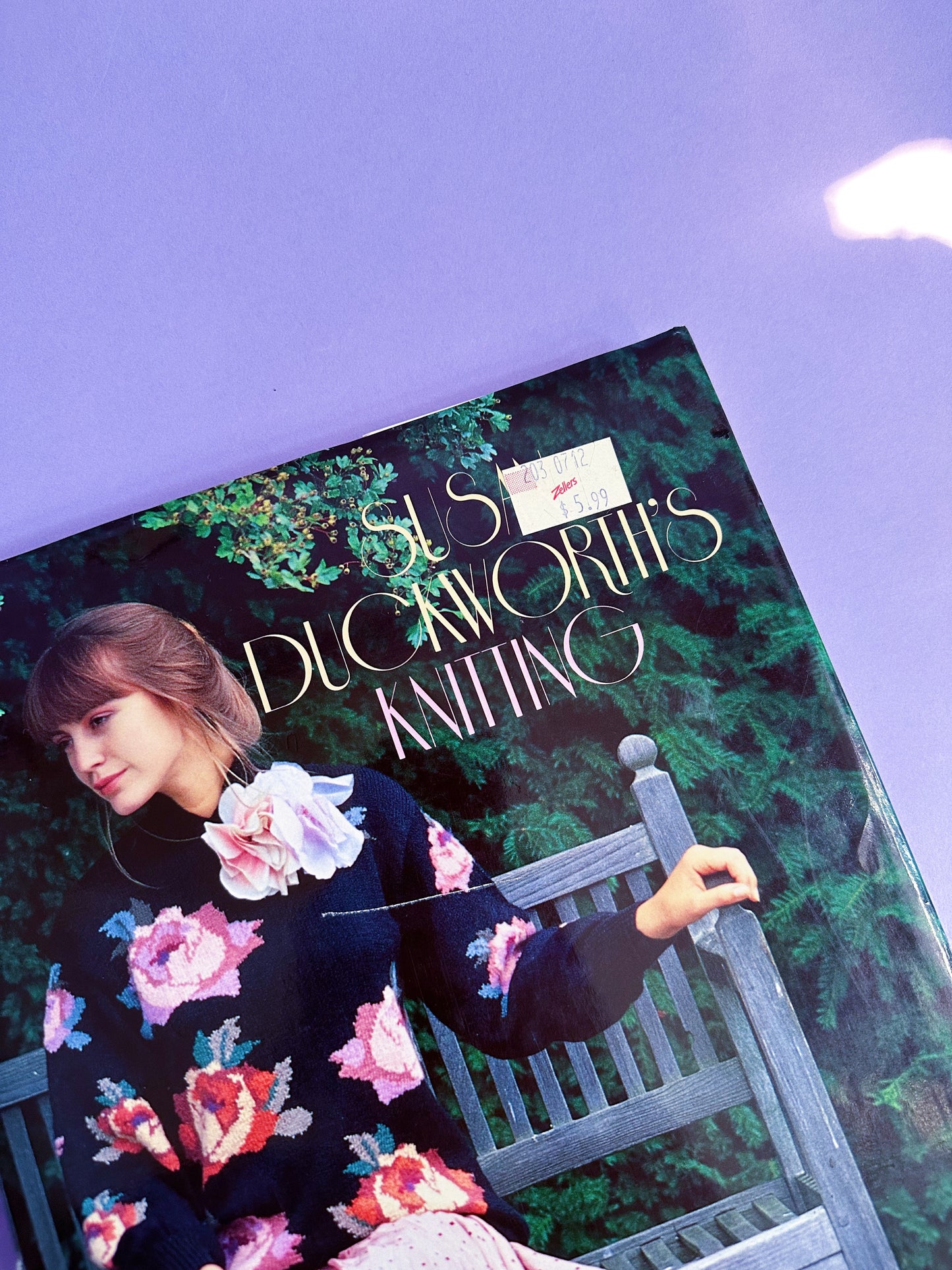 Vintage Susan Duckworths Knitting Hardcover Coffee Table Book