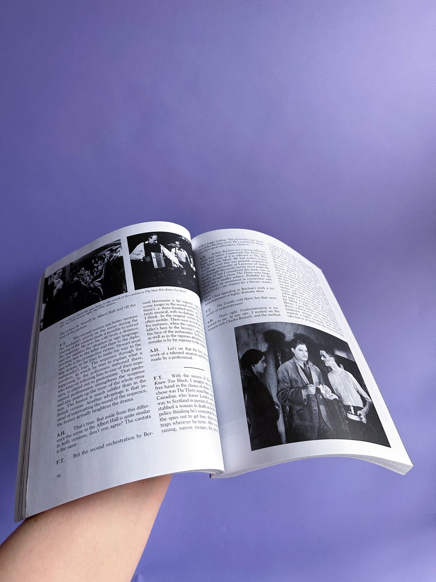 Vintage Hitchcock Truffaut Softcover Coffee Table Book