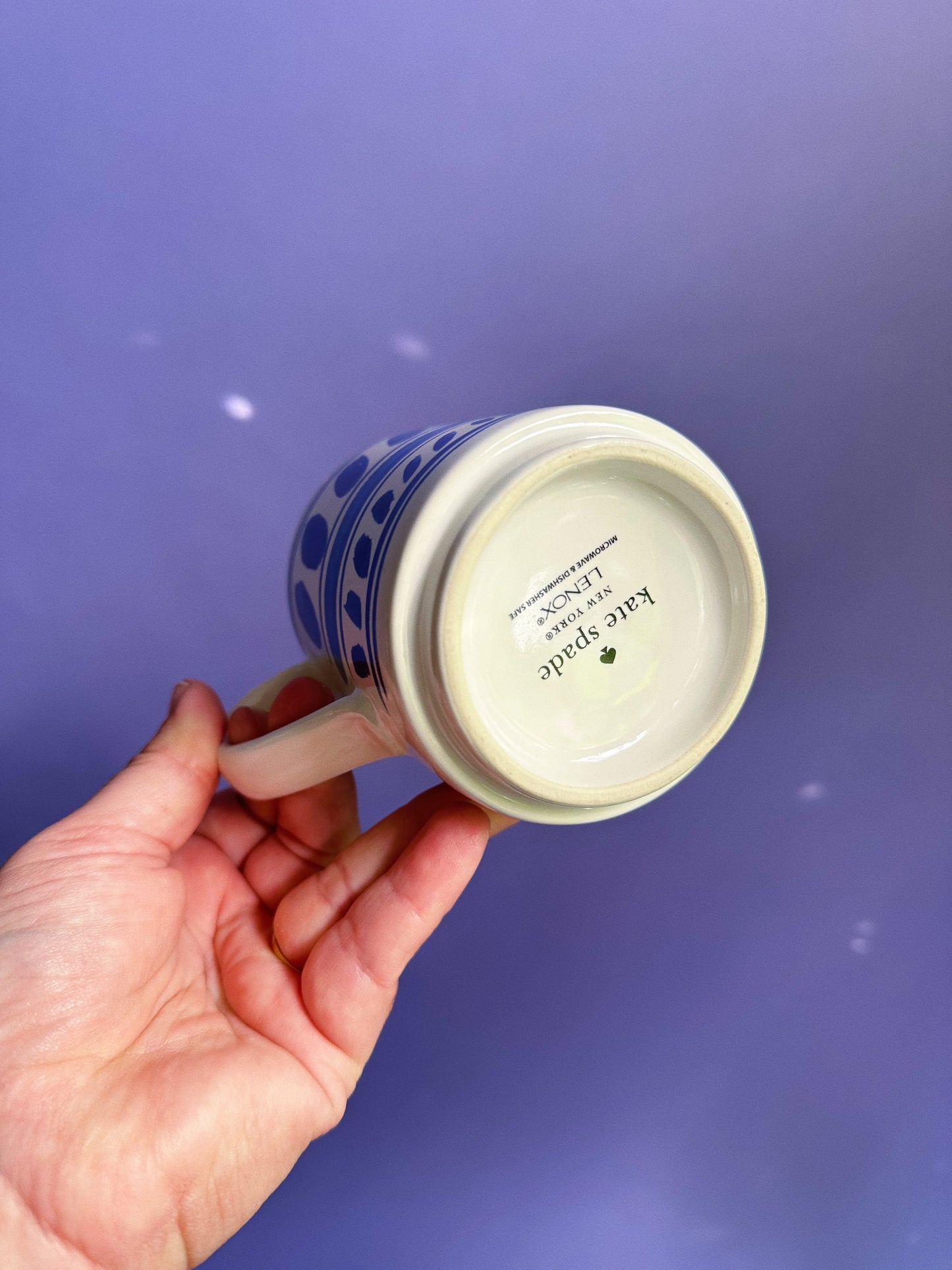 Kate Spade All in Good Taste Pretty Pantry Stacking Coffee Tea Mugs Set of 3