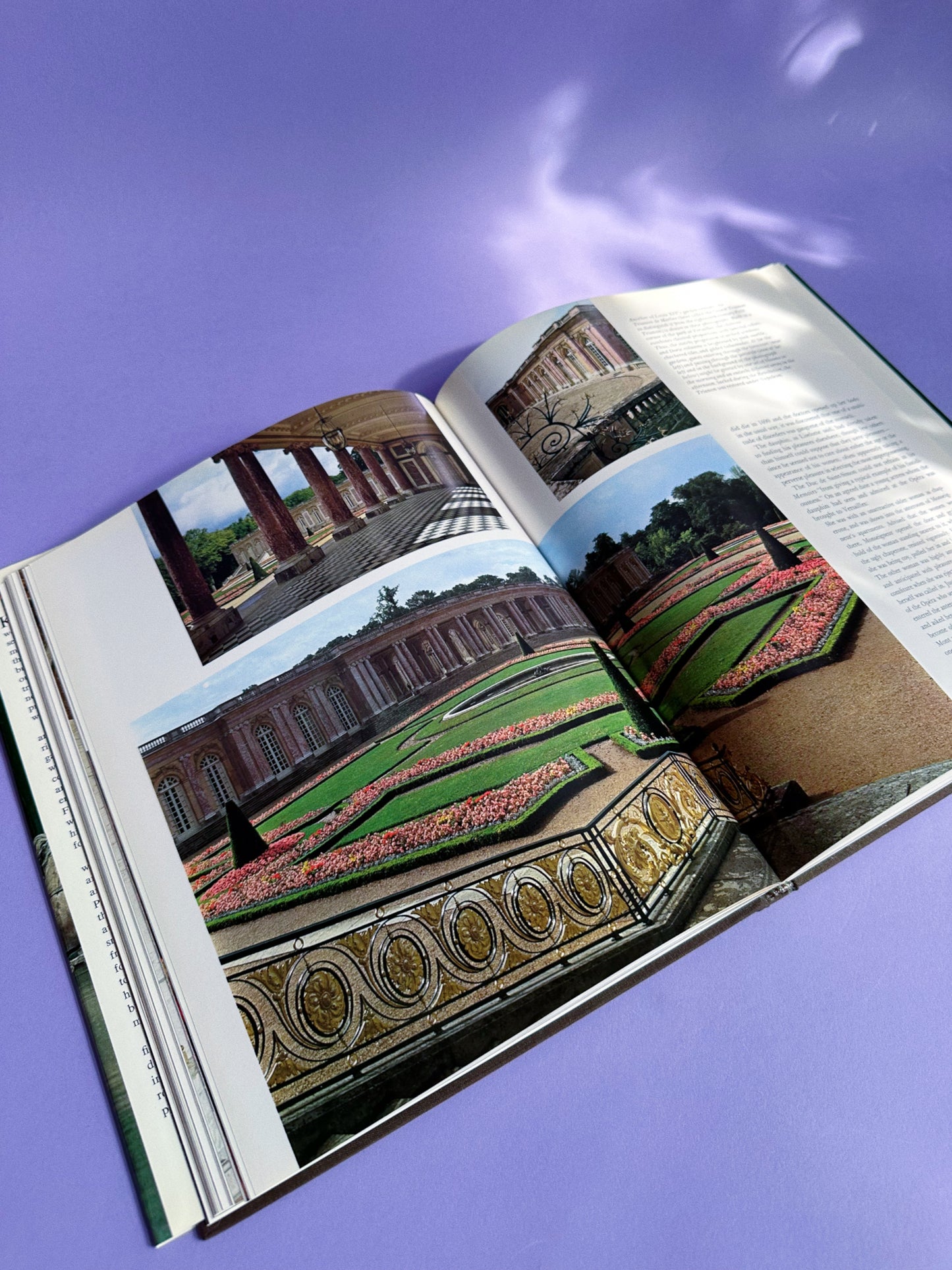Vintage Versailles Hardcover Coffee Table Book
