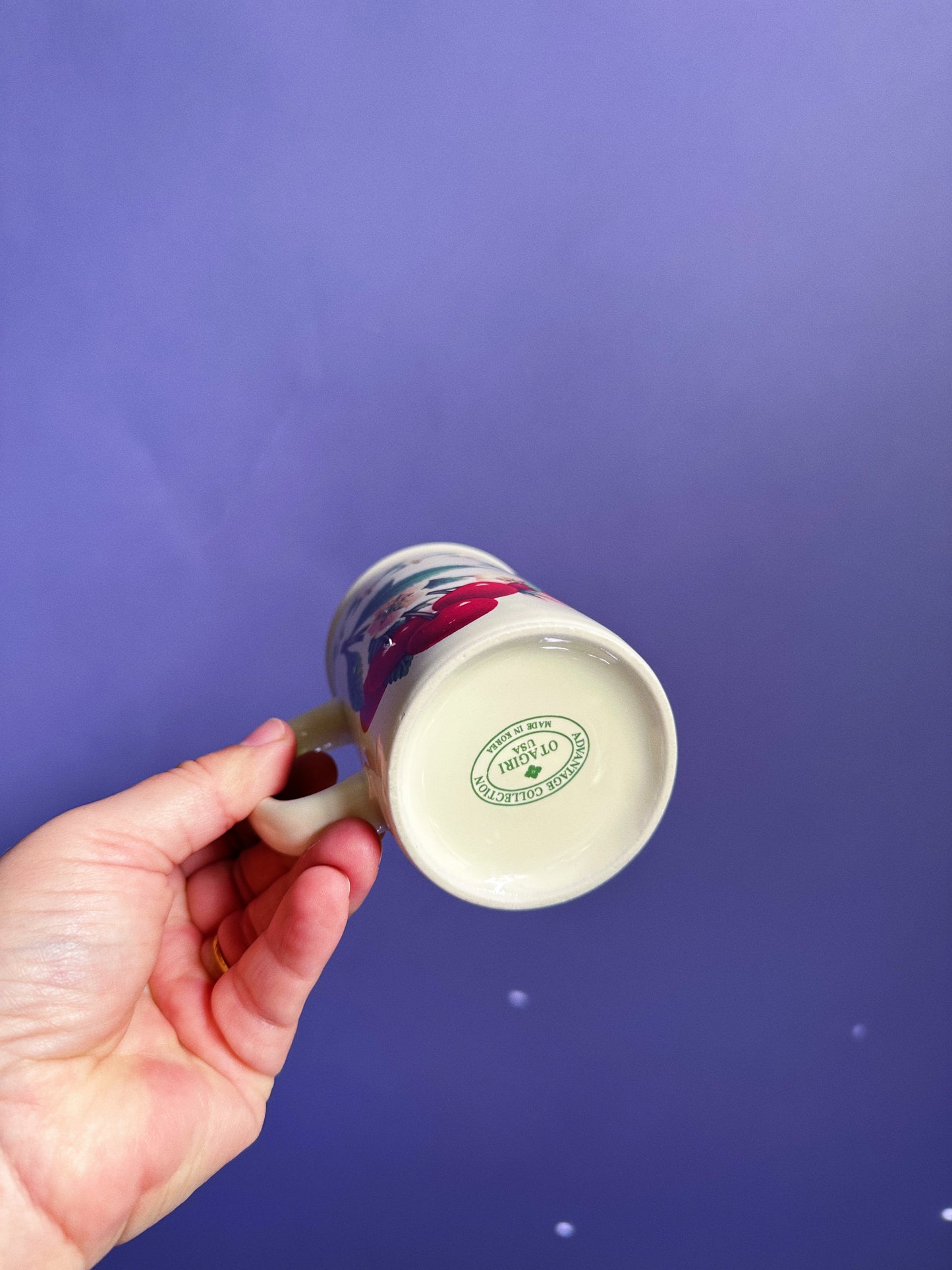 Vintage Otagiri Cherries Ceramic Mug