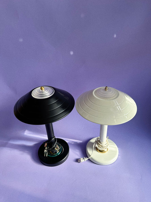 Vintage 80s UFO Lamps