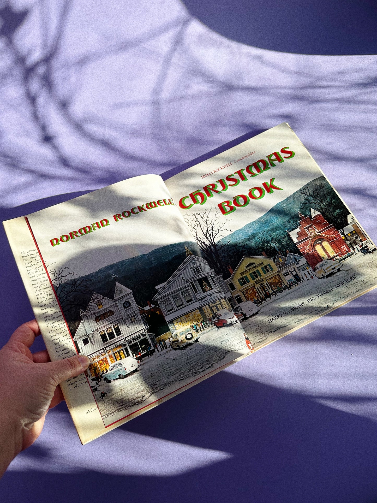 Vintage 1977 Norman Rockwell’s Christmas Book - Hardcover