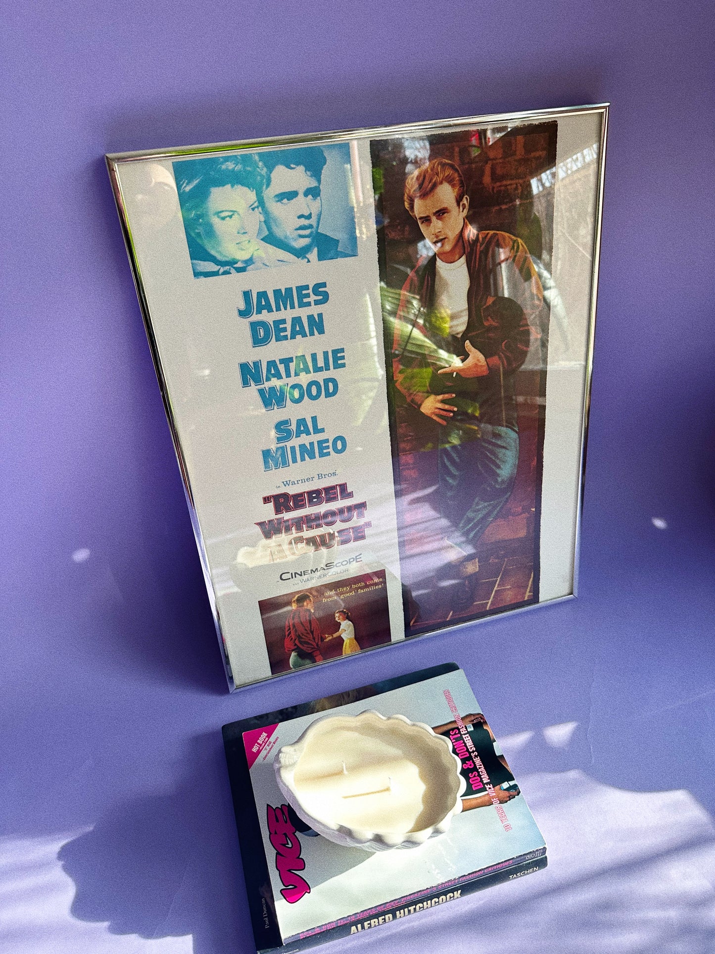 Vintage Rebel Without A Cause James Dean Framed Print