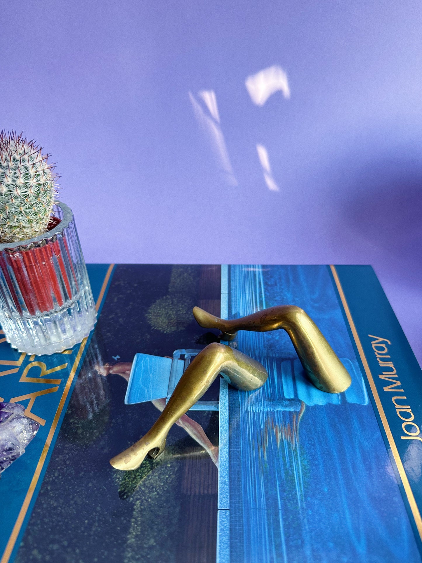 Vintage Heavy Brass Leg Bottle Opener