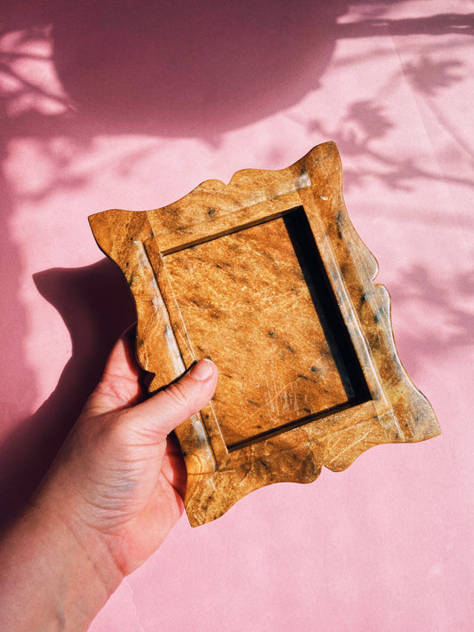 Vintage Alabaster Frame