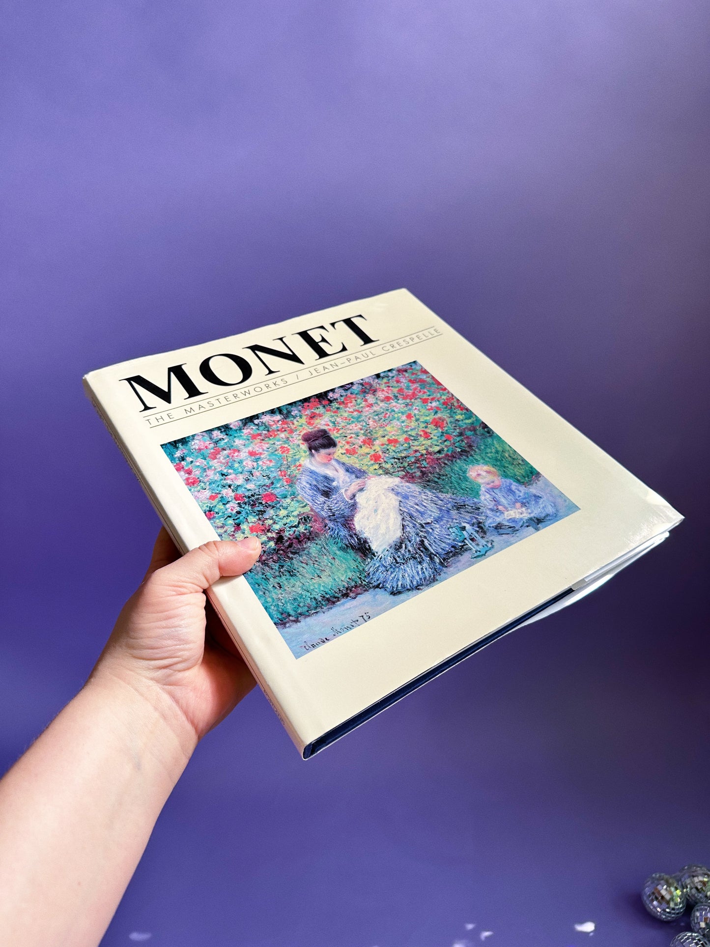 Vintage Monet Masterworks Hardcover Coffee Table Book