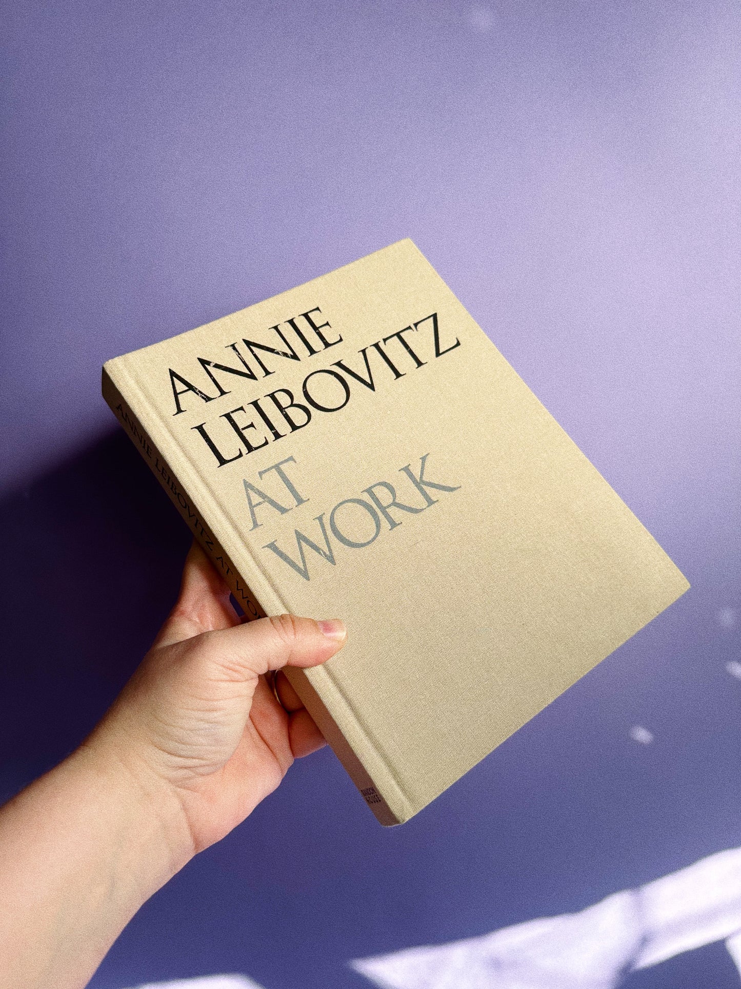 Annie Leibovitz At Work Photography Hardcover Book First Edition