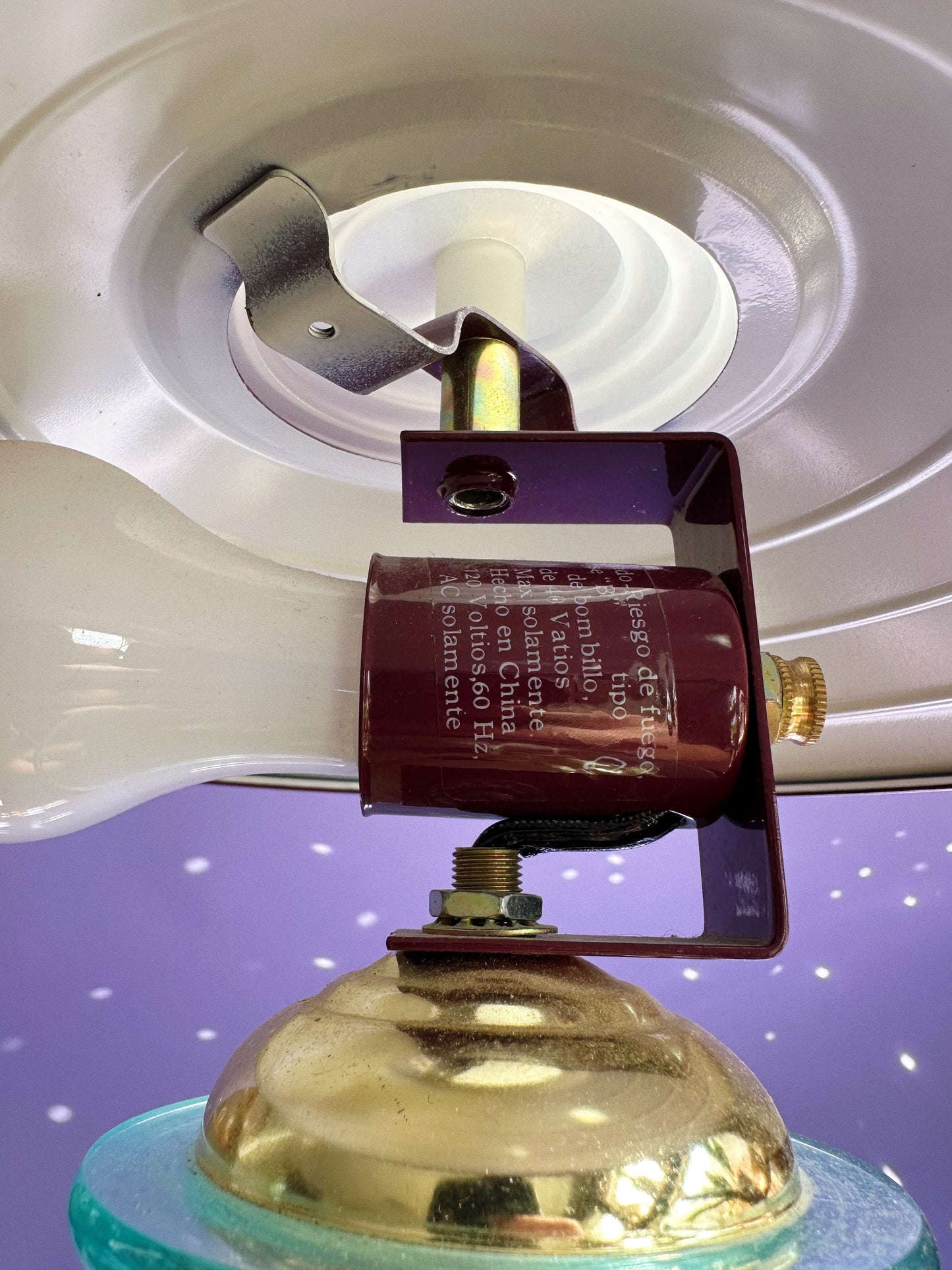 Vintage 80s UFO Lamps