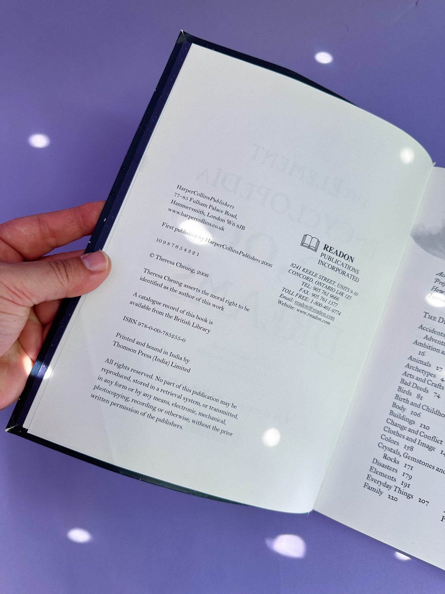 The Element Encyclopedia of 20,000 Dreams Book