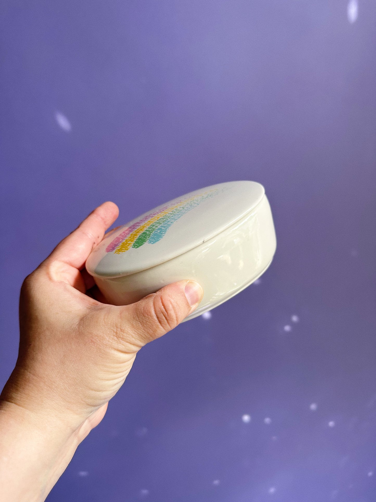 Vintage Teleflora Porcelain Lidded Box