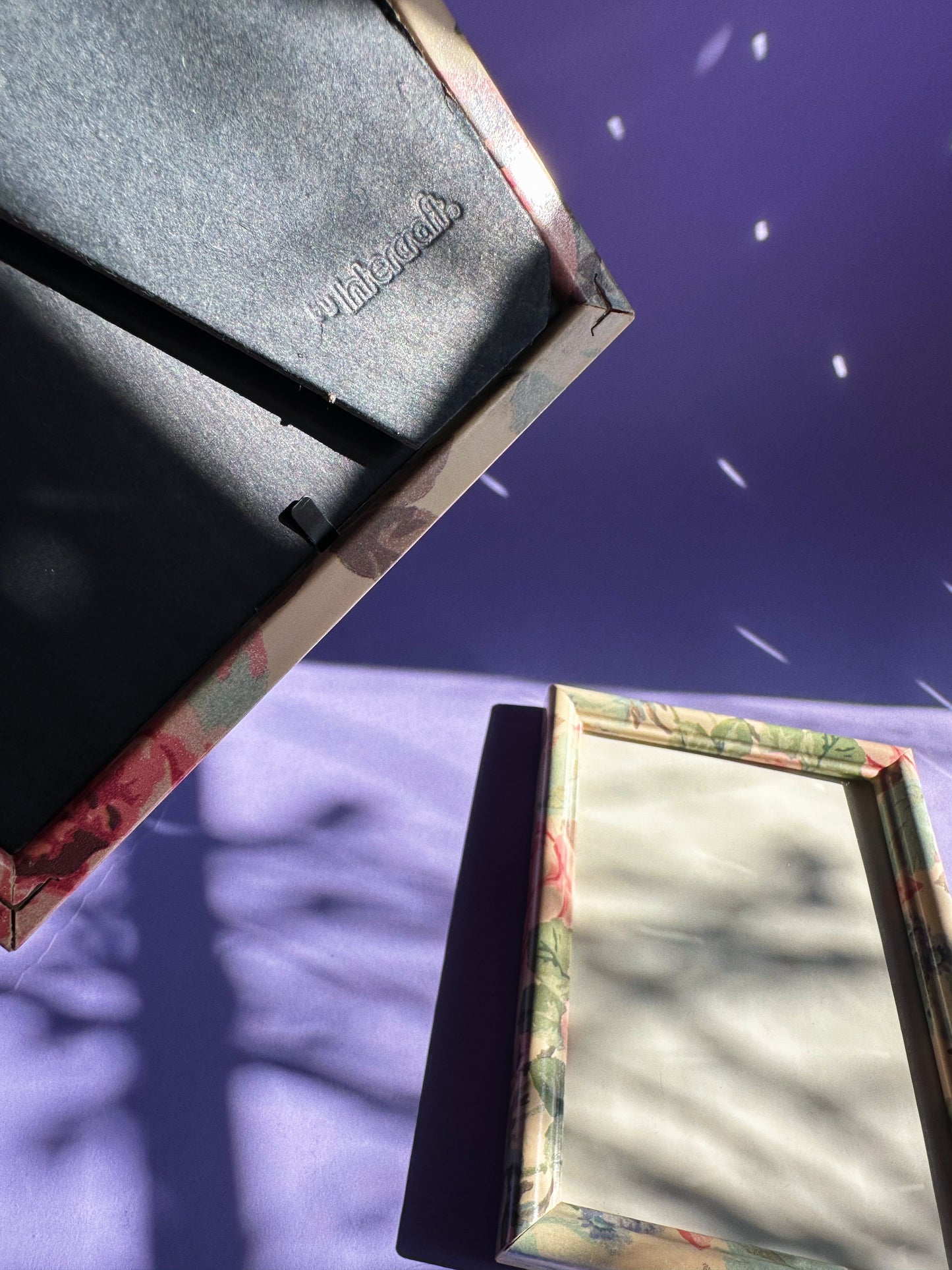 Vintage Floral Pair of Picture Frames