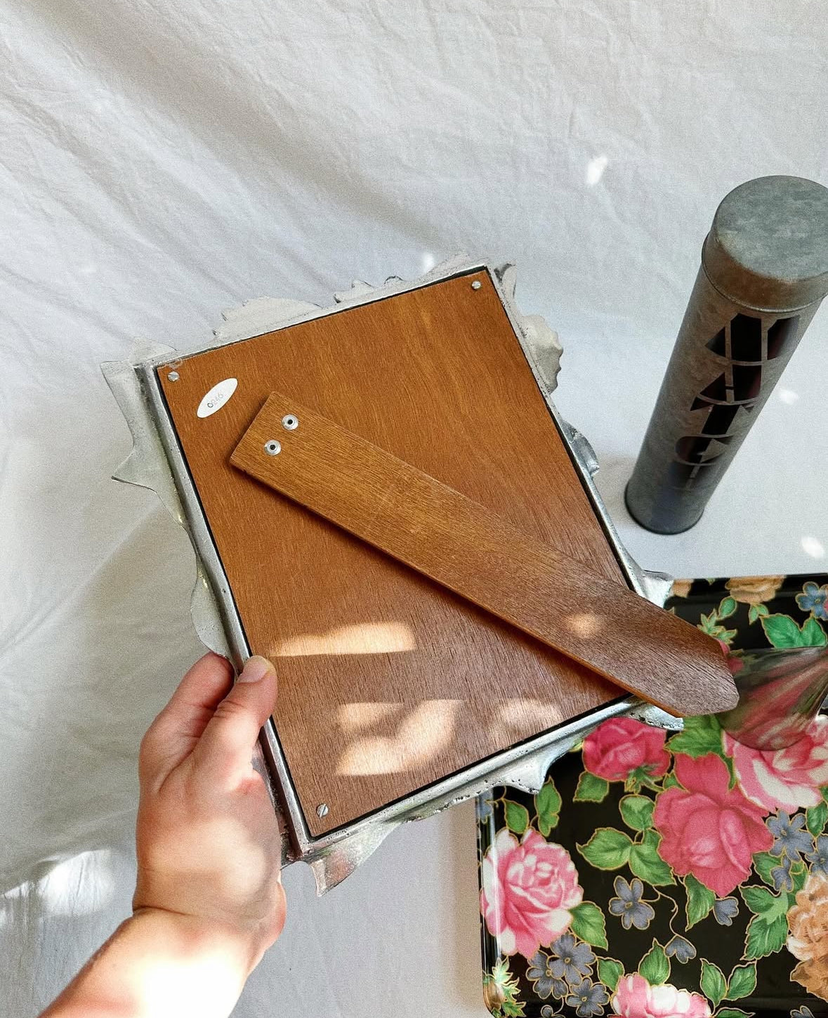 Vintage Heavy Custom Daisy Photo Frame