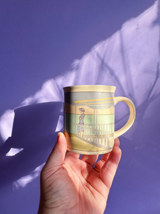 Vintage Art Deco Style Coffee / Tea Mug
