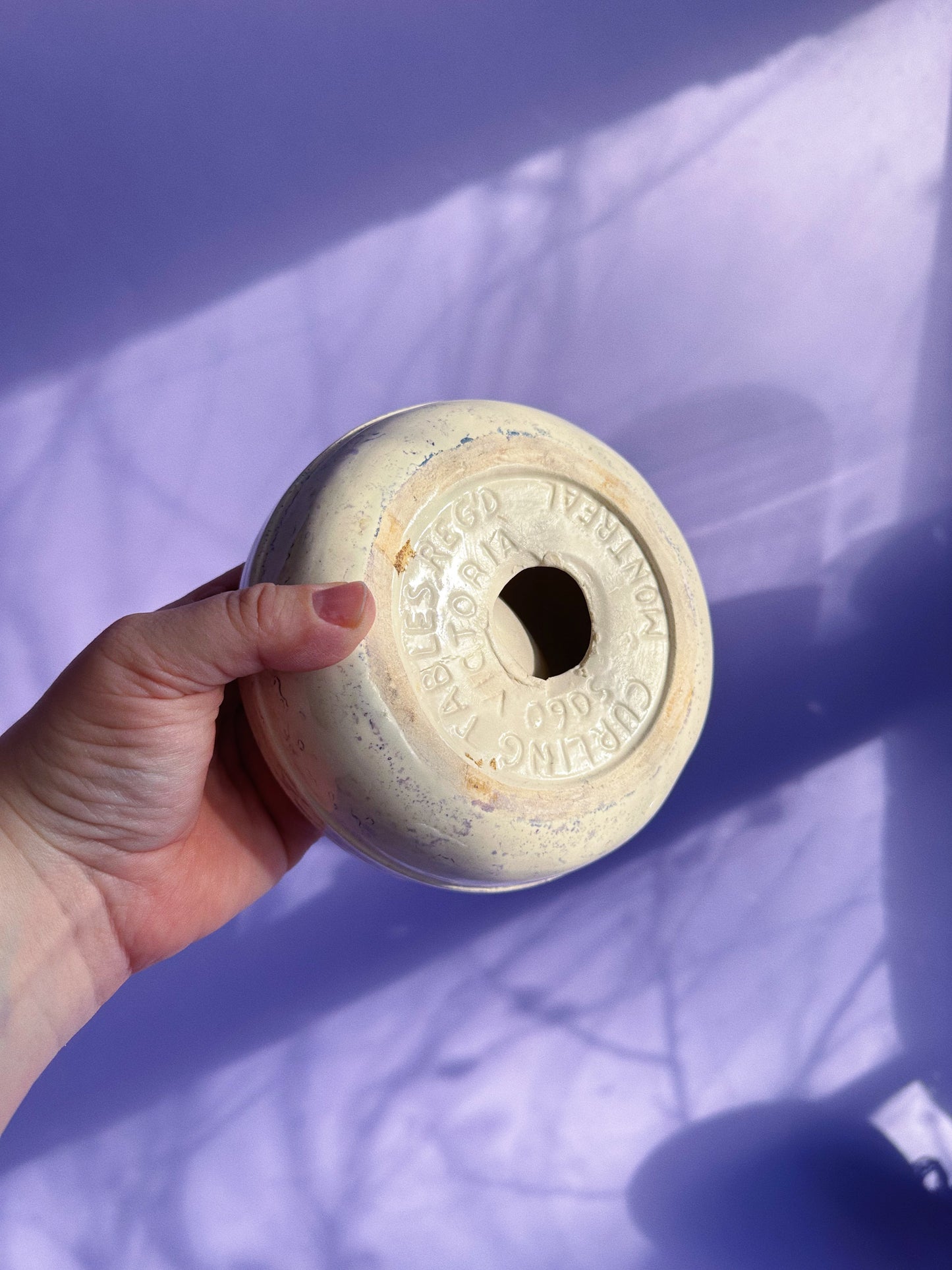 Vintage Montreal Curling Ashtray