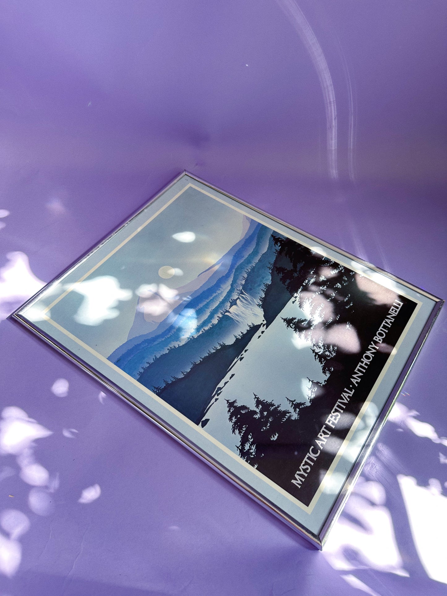 Vintage Mystic Art Festival Framed Print Poster