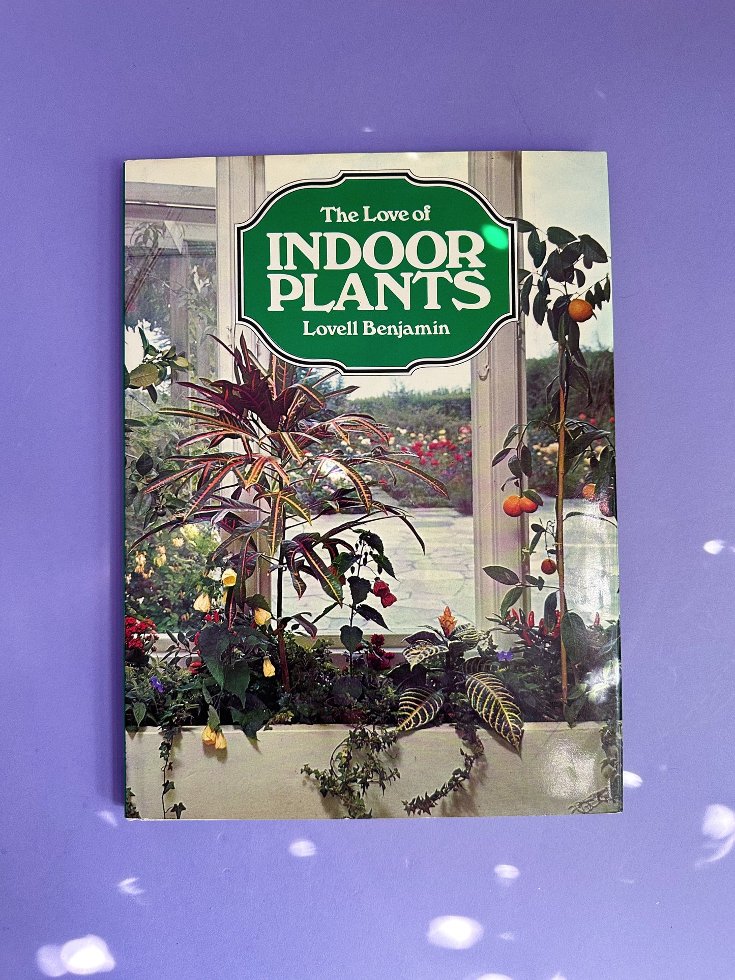 Vintage The Love of Indoor Plants Hardcover Coffee Table Book