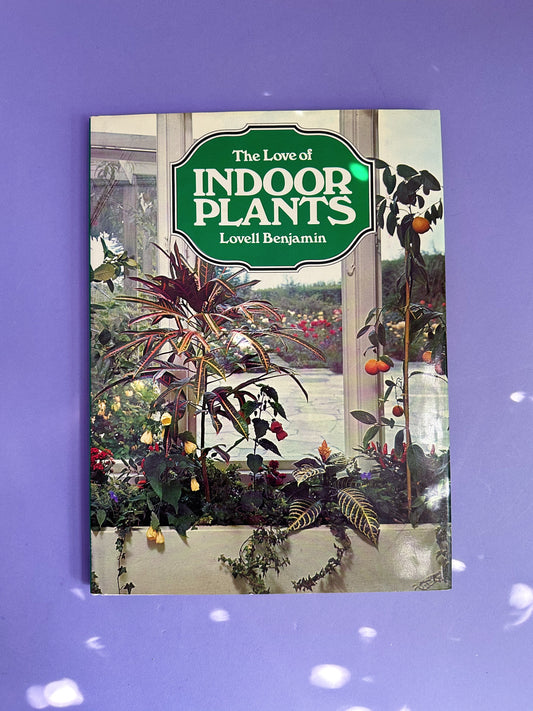 Vintage The Love of Indoor Plants Hardcover Coffee Table Book